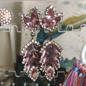 Pink Sparkly Earrings